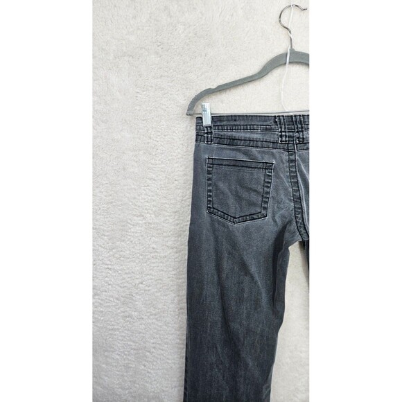 Crest Women Jeans 5/6 Gray Cotton Blend Low Rise Straight Slim Ankle Denim - Picture 13 of 16